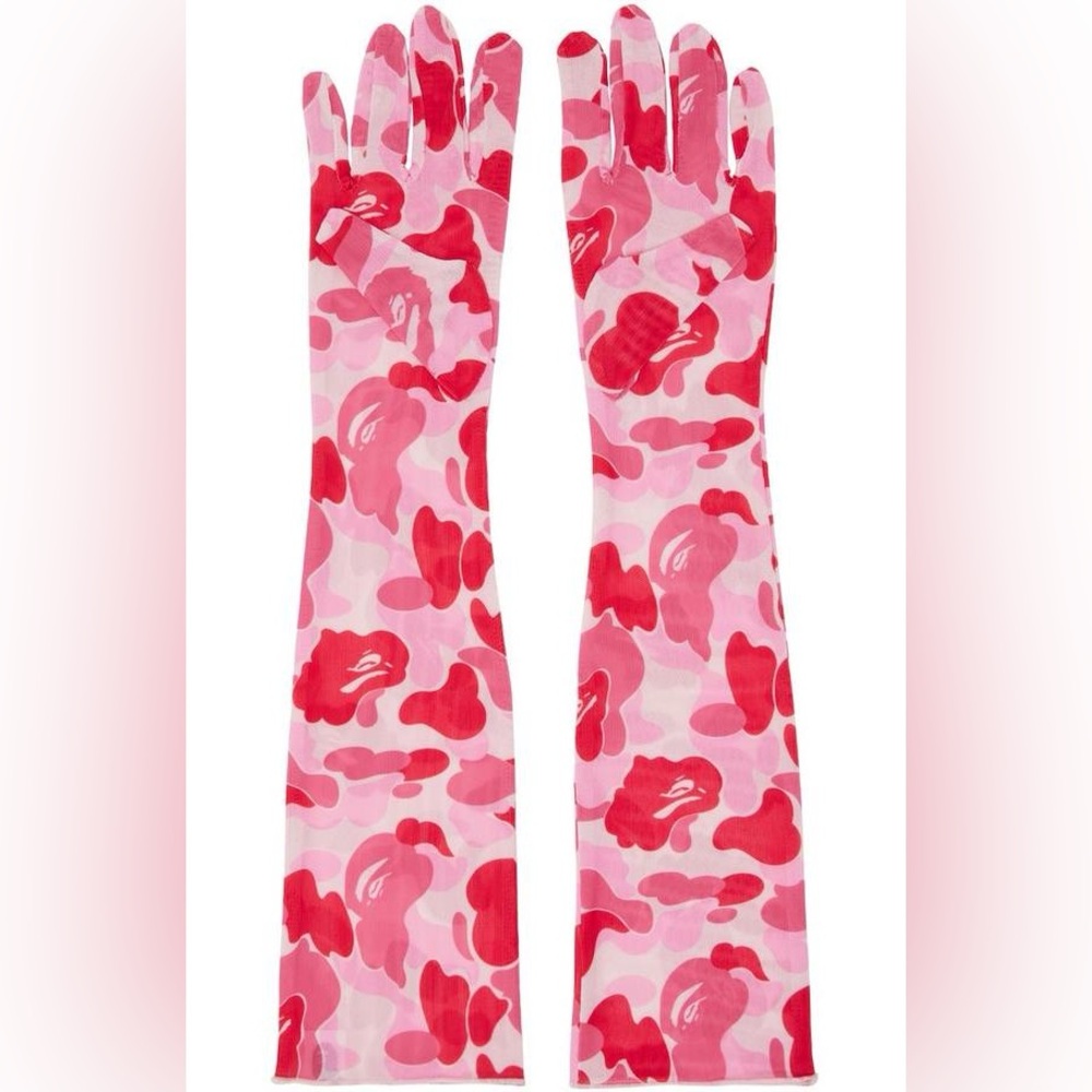 A BATHING APE (BAPE) unisex ABC CAMO GLOVES